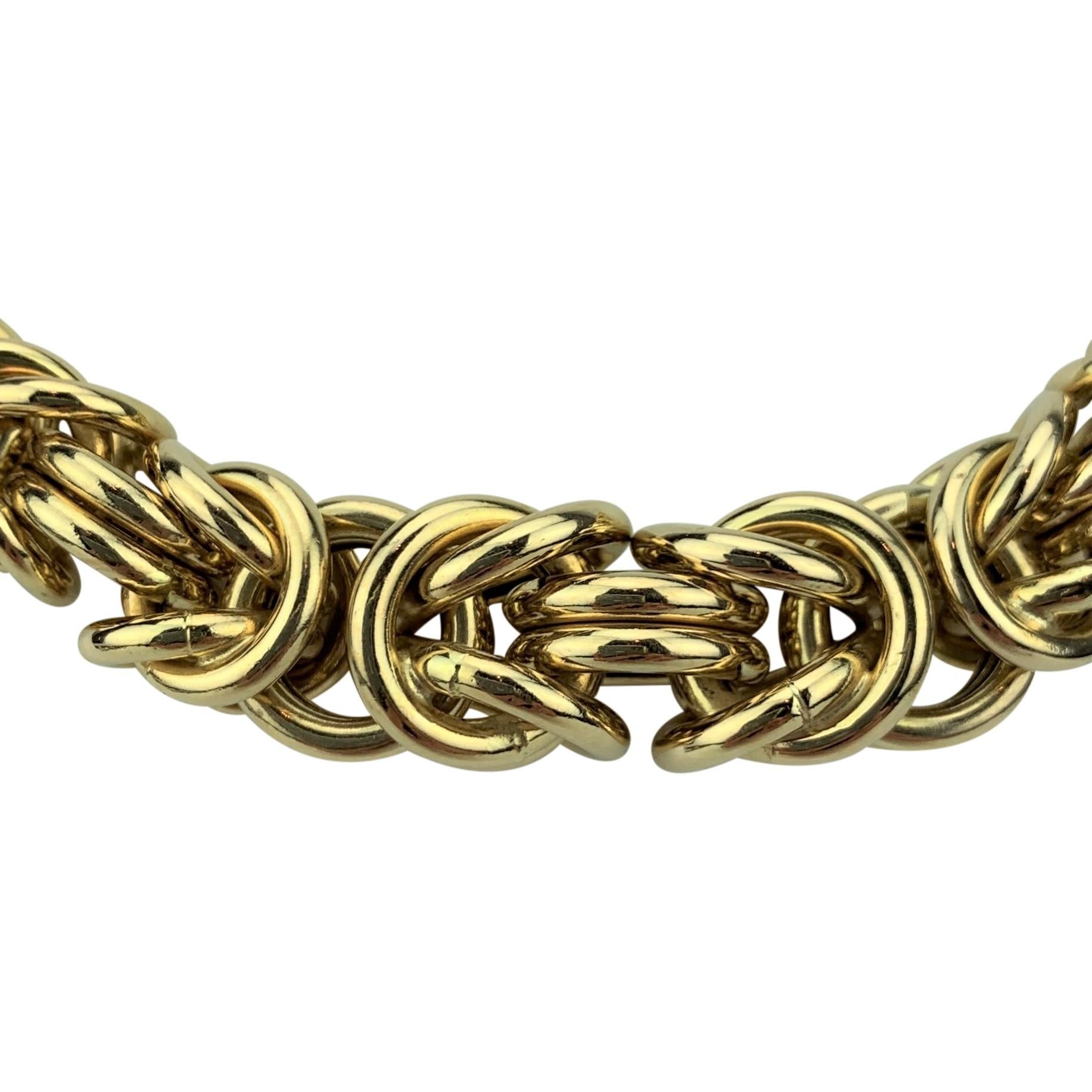 unoaerre 14k gold necklace