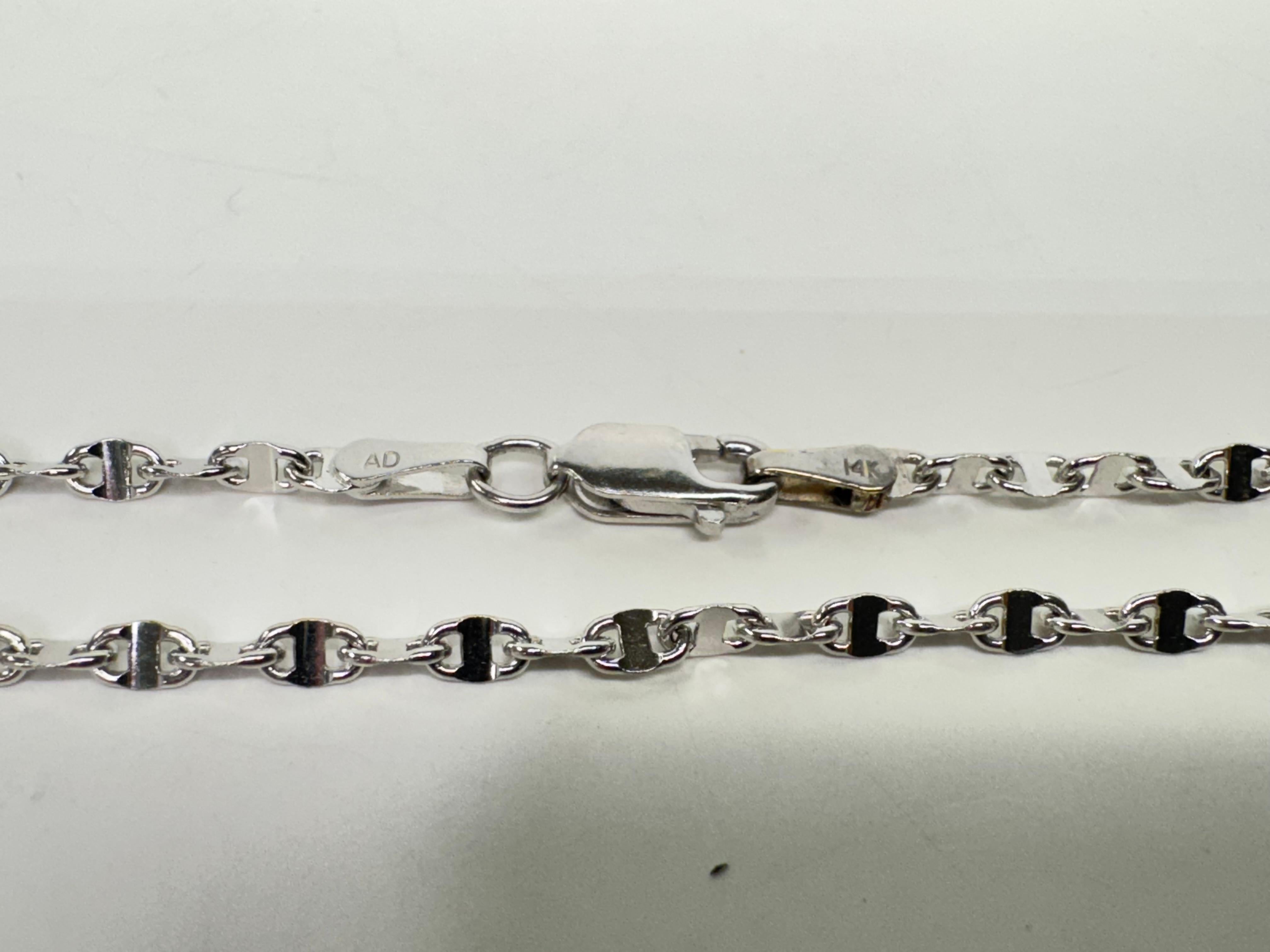 14 Karat A Link Fußkettchen im Angebot 2
