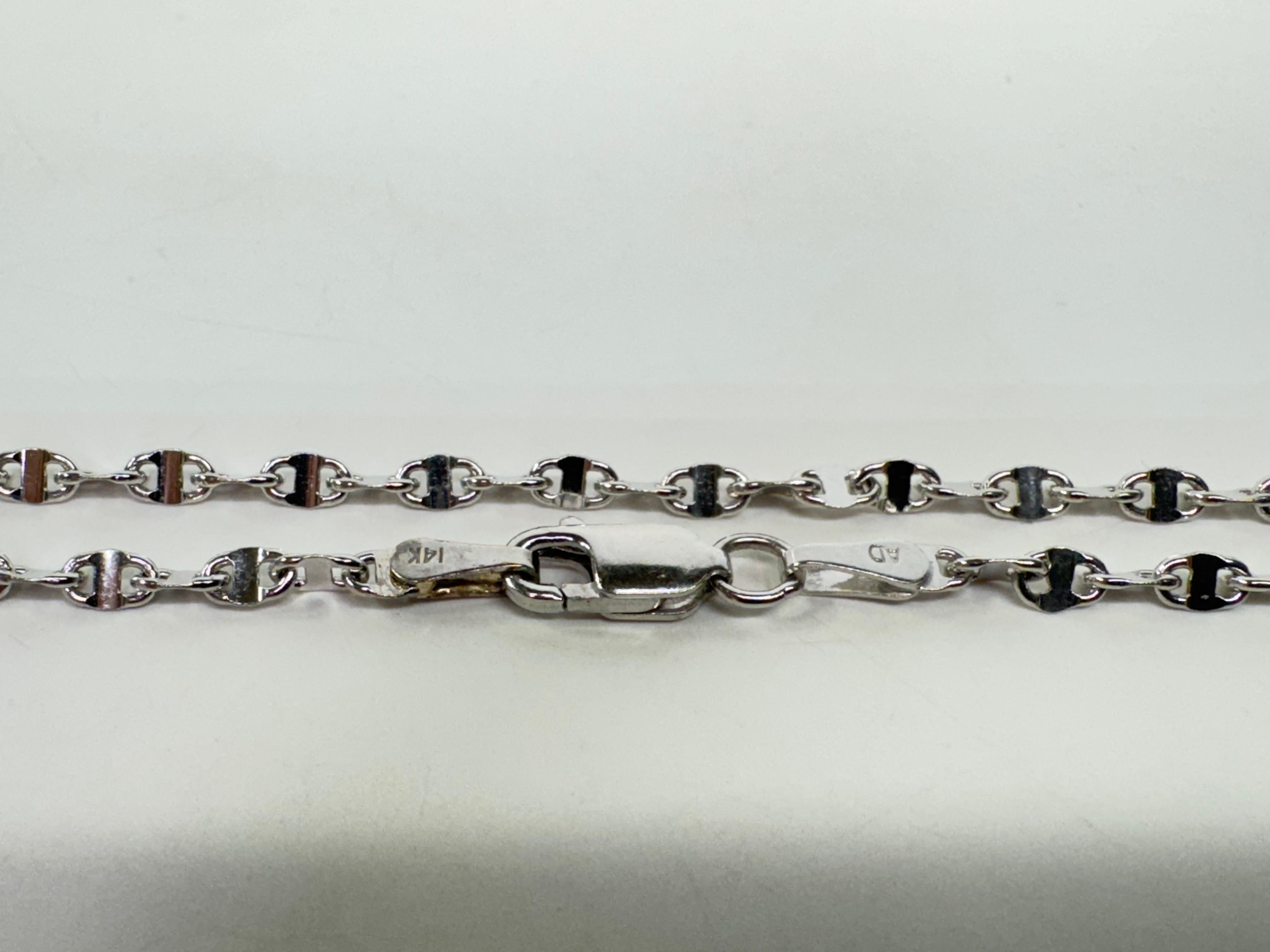14 Karat A Link Fußkettchen im Angebot 4