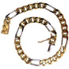 14 Karat Men’s Classic Figaro Bracelet