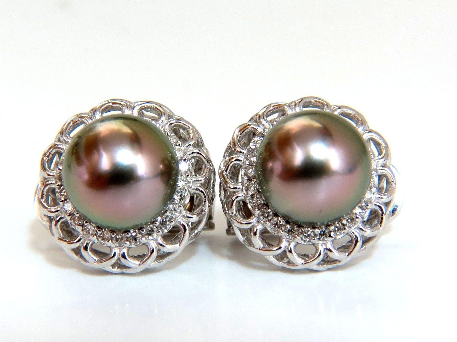 peacock pearl earrings