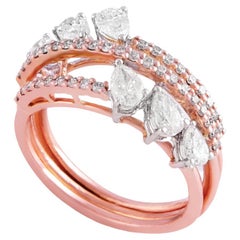 14 Karat Pear Shape Diamond Ring