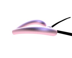 14 Karat Pink Gold Tapered Open Heart