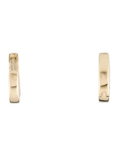 14 Karat Rose Gold 0.12 Carat Diamond Huggie Hoop Earrings