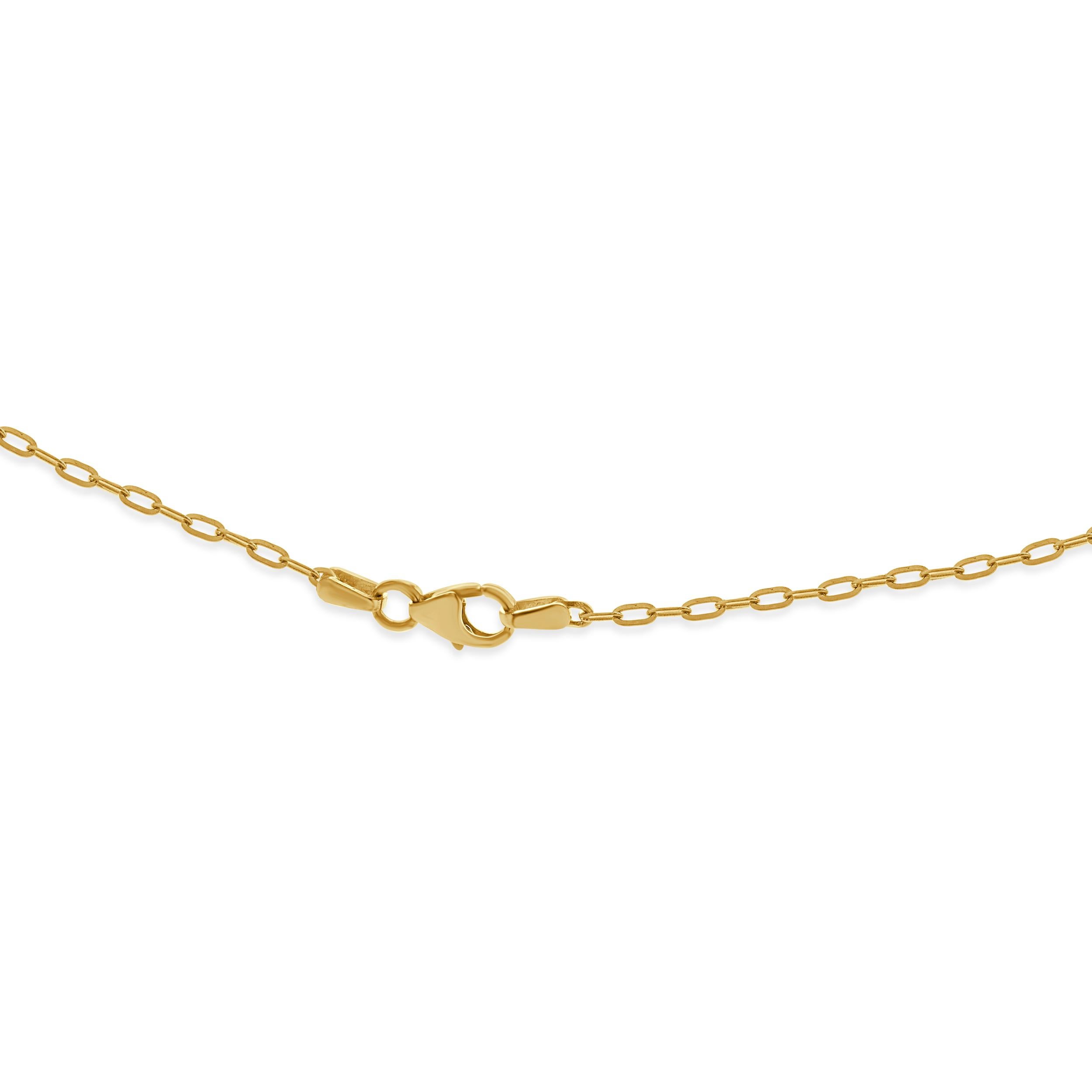 14 Karat Rose Gold 2MM Chain Necklace In Excellent Condition For Sale In Scottsdale, AZ