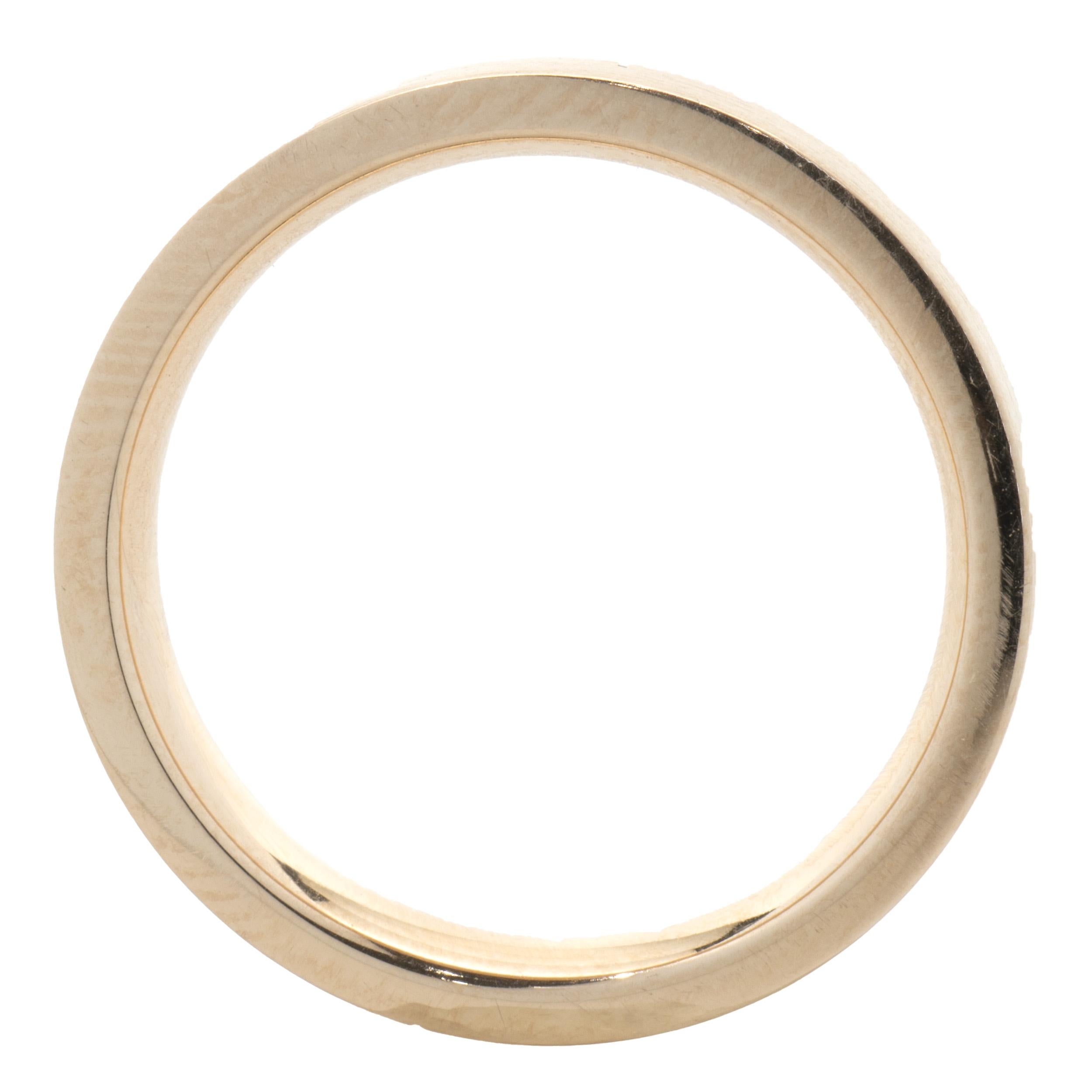 14 Karat Roségold 4MM-Ring im Zustand „Hervorragend“ im Angebot in Scottsdale, AZ