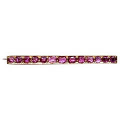 14 Kt Rose Gold and Ruby Tie Pin