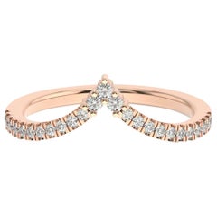 14 Karat Roségold Belle Diamant Ring '1/5 Karat'