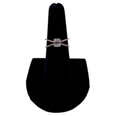 14 Karat Rose Gold Cocktail Diamond Ring