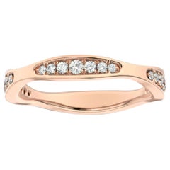 14 Karat Roségold Donna Marquise Form Diamantring '1/4 Karat'