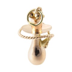 Vintage 14 Karat Rose Gold Hookah Pipe Charm