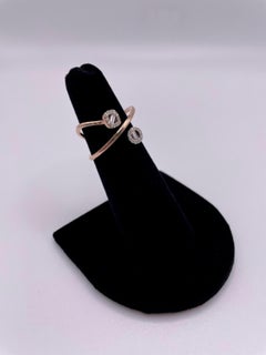 14 Karat Rose Gold Ladies Diamond Ring