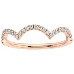 14 Karat Rose Gold Merida Diamond Ring '1/4 Carat'