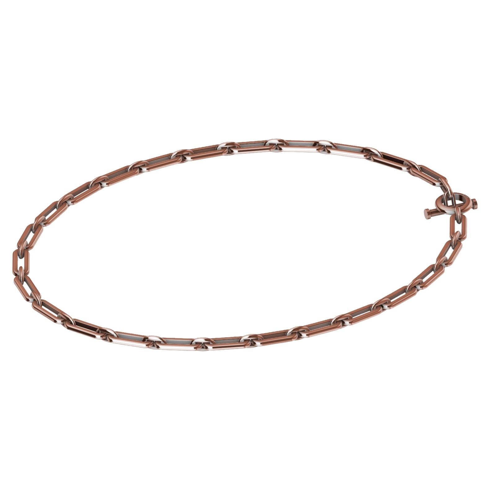 14 Karat Rose Gold Small Link Chain Necklace