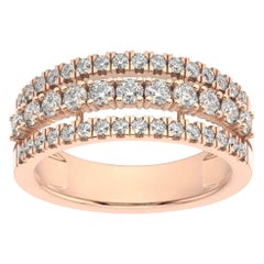 14 Karat Rose Gold Vega Fashion Diamond Ring '1 Carat'