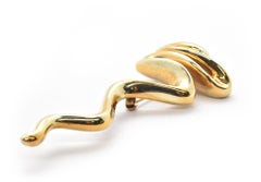 14 Karat Scribble Pin