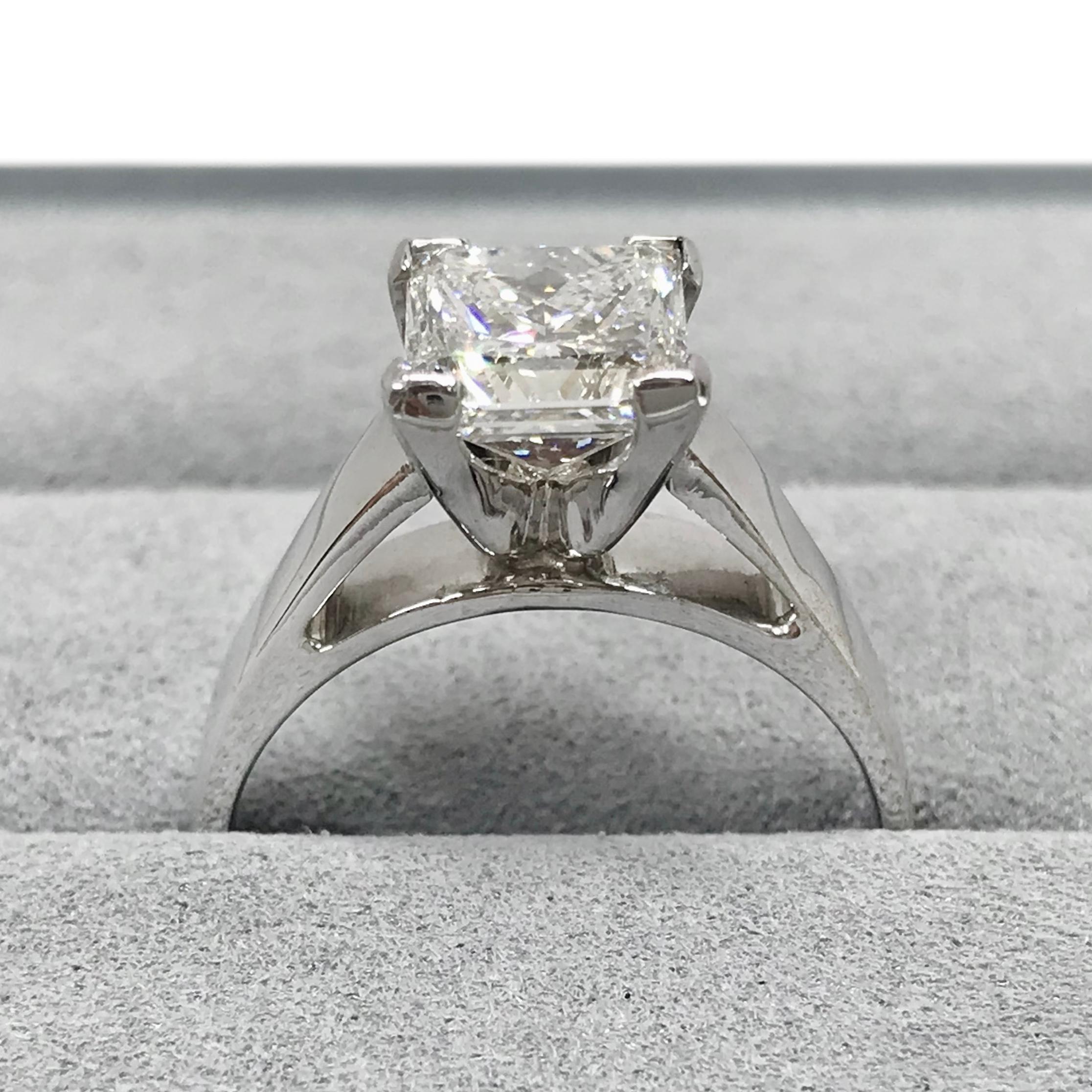 white gold diamond ring