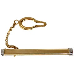 14 Karat Tie Tack Button Support Executive Accessory