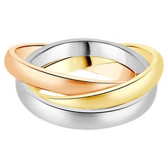 14 Karat Tri-Tone Rolling Ring