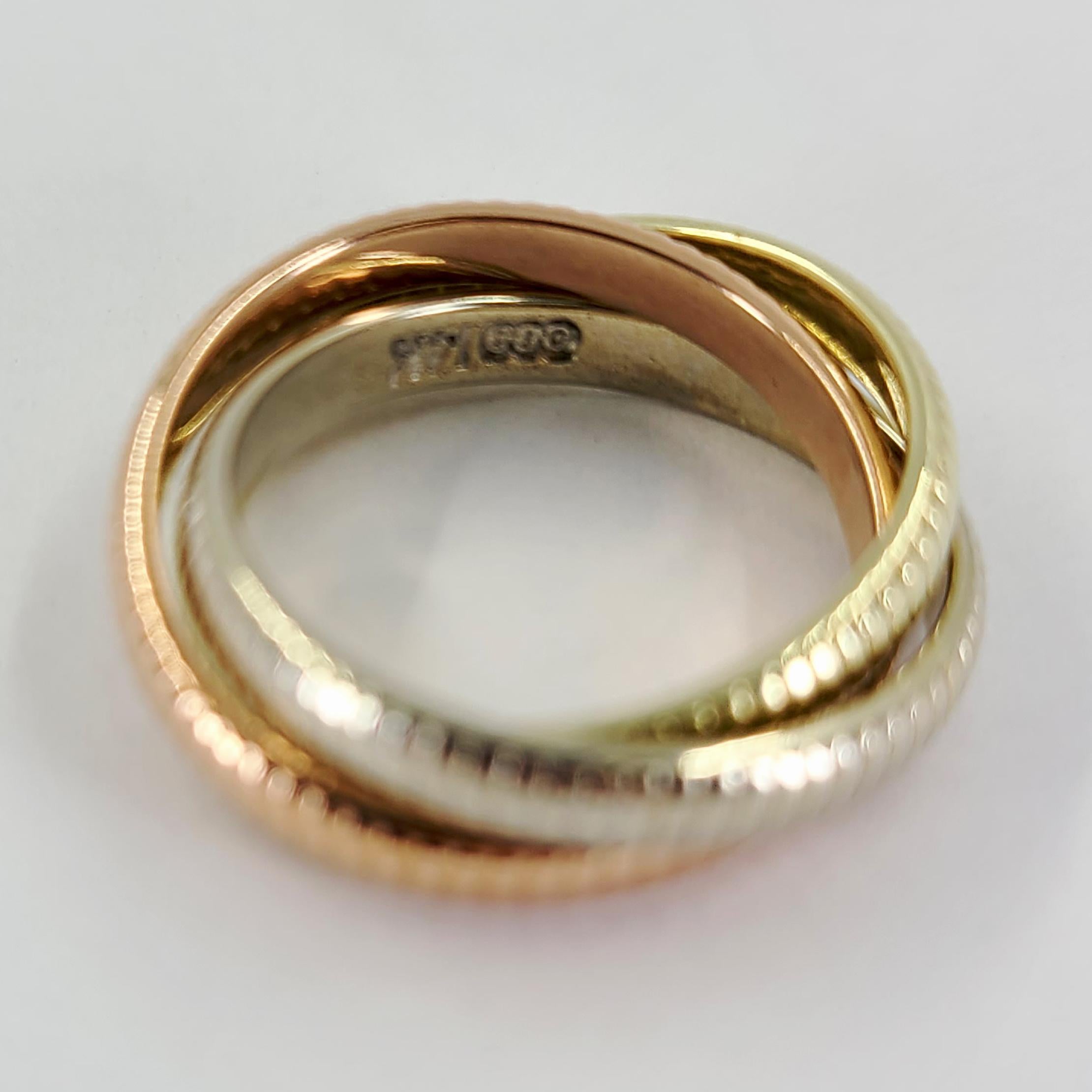 tricolor gold ring