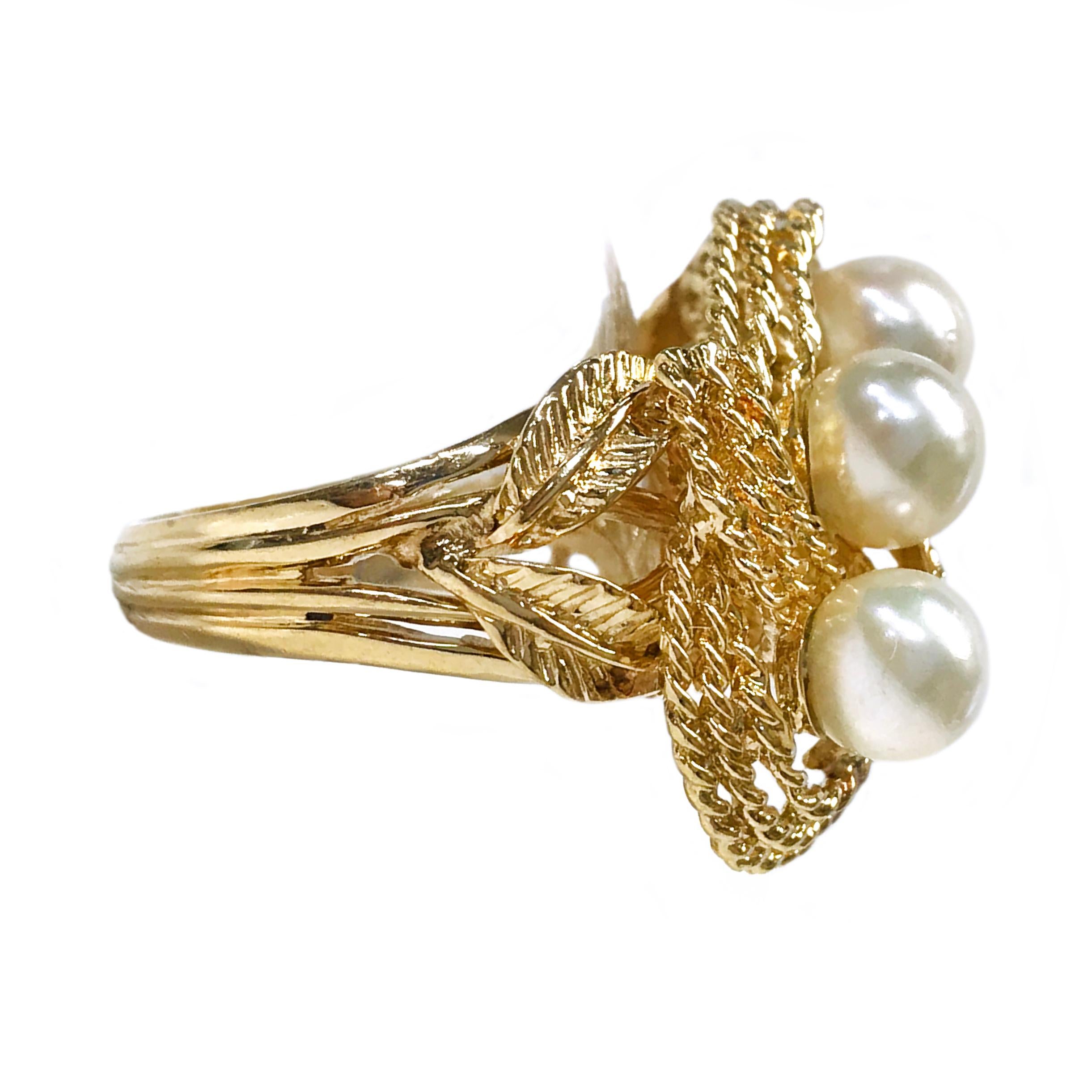 wire pearl ring