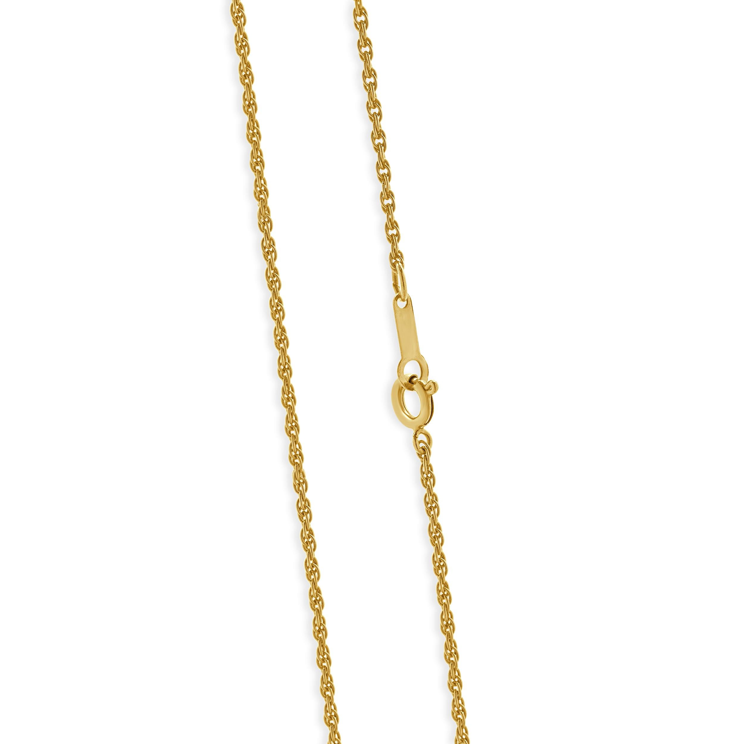 Taglio rotondo Collana Chevron con diamanti bicolore 14 carati in vendita