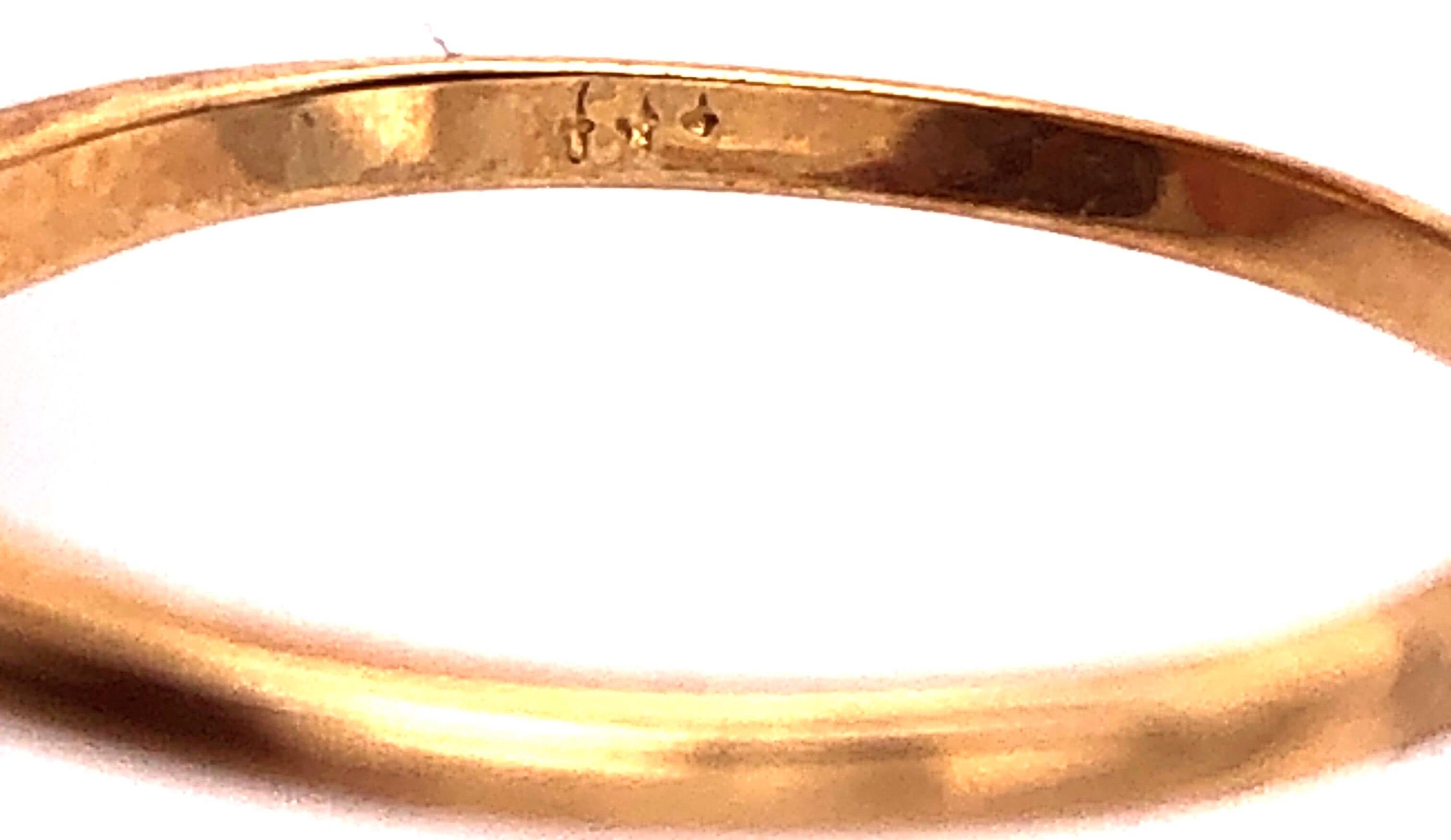 14 Karat Two-Tone Yellow and White Gold Diamond Engagement Fashion Ring 0.35 TDW For Sale 1