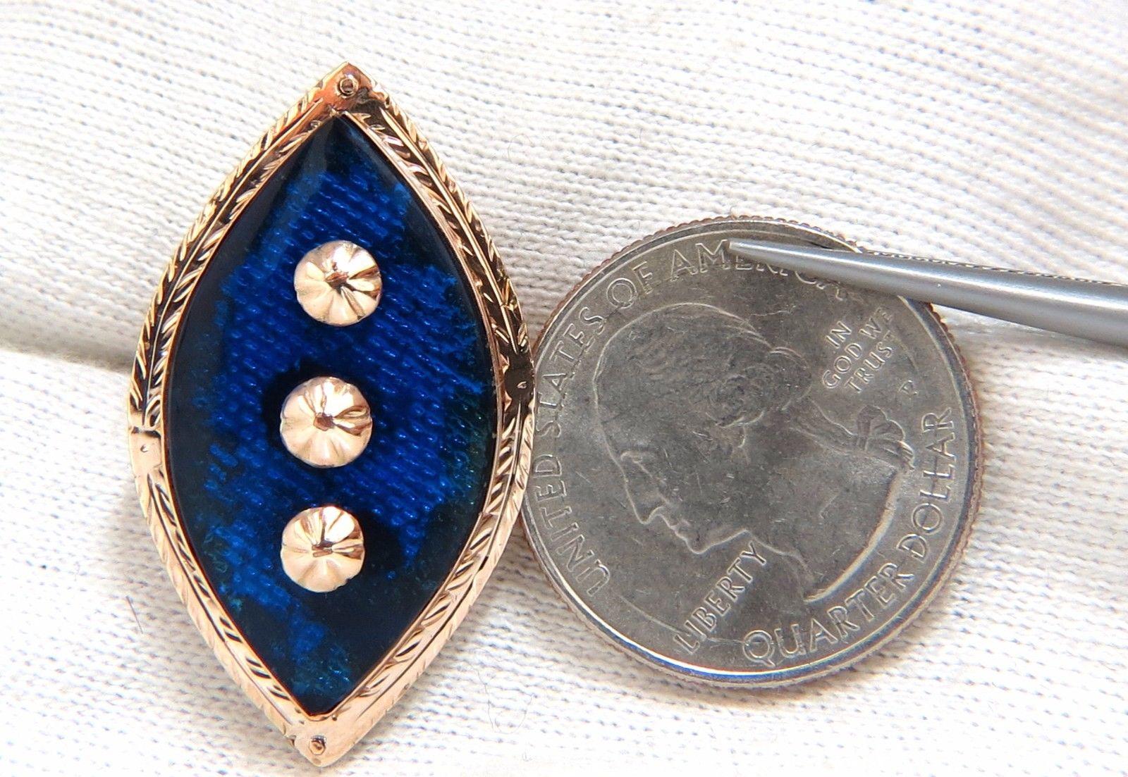 Bague bohème restaurée de 14 carats en émail holographique Neuf - En vente à New York, NY