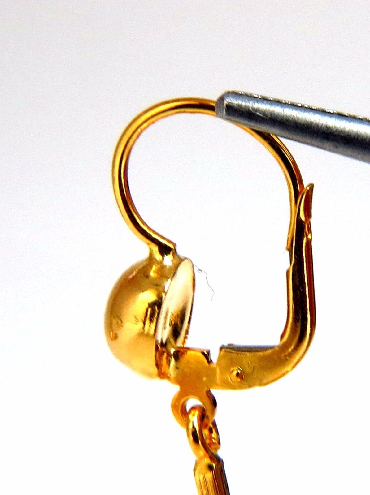 Orecchini pendenti a forma di anguria in 18 carati in vendita 1