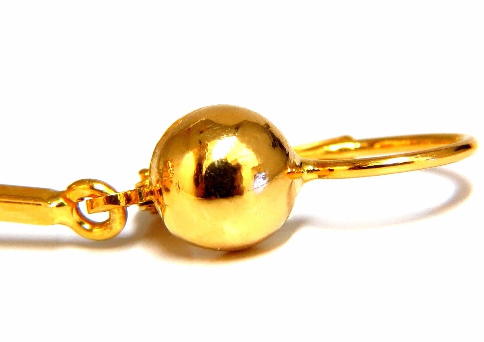 Orecchini pendenti a forma di anguria in 18 carati in vendita 2