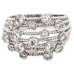 14 Karat White Gold 0.75 Carat Round-cut Natural Diamond Ring (Size 6) 14 Karat White Gold 0.75 Carat Round-cut Natural Diamond Ring (Size 6)