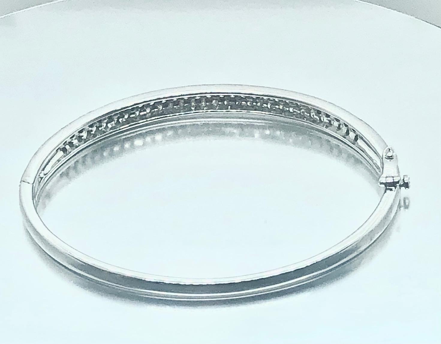 1 carat diamond bangle bracelet