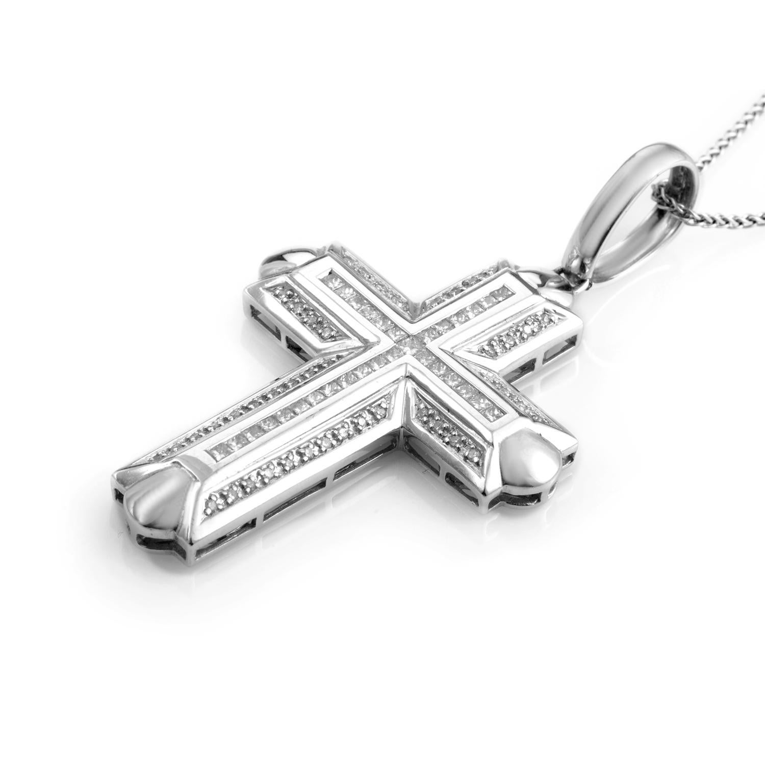 thick cross necklace