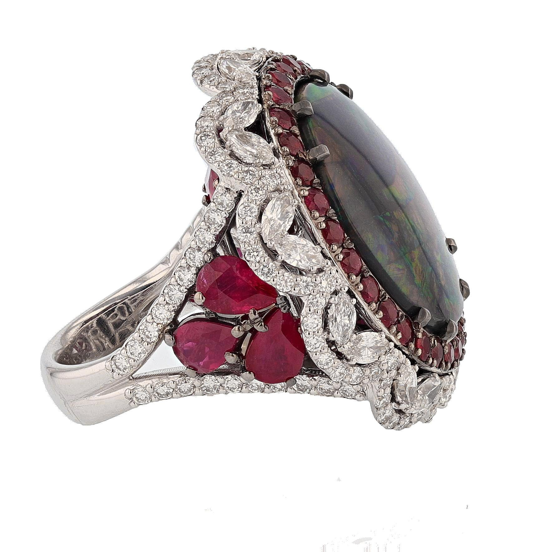 black ruby ring