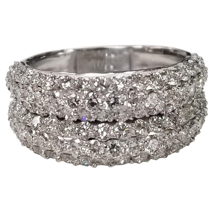 14KT 2 ct Diamond Pave Ring