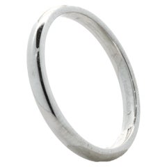 14 Karat White Gold 2.2MM Band