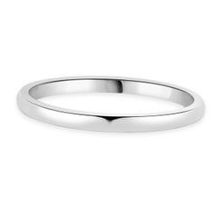 14 Karat White Gold 2MM Band
