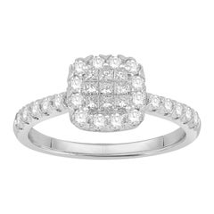 14 Karat White Gold 3/4 Carat Diamond Engagement Ring