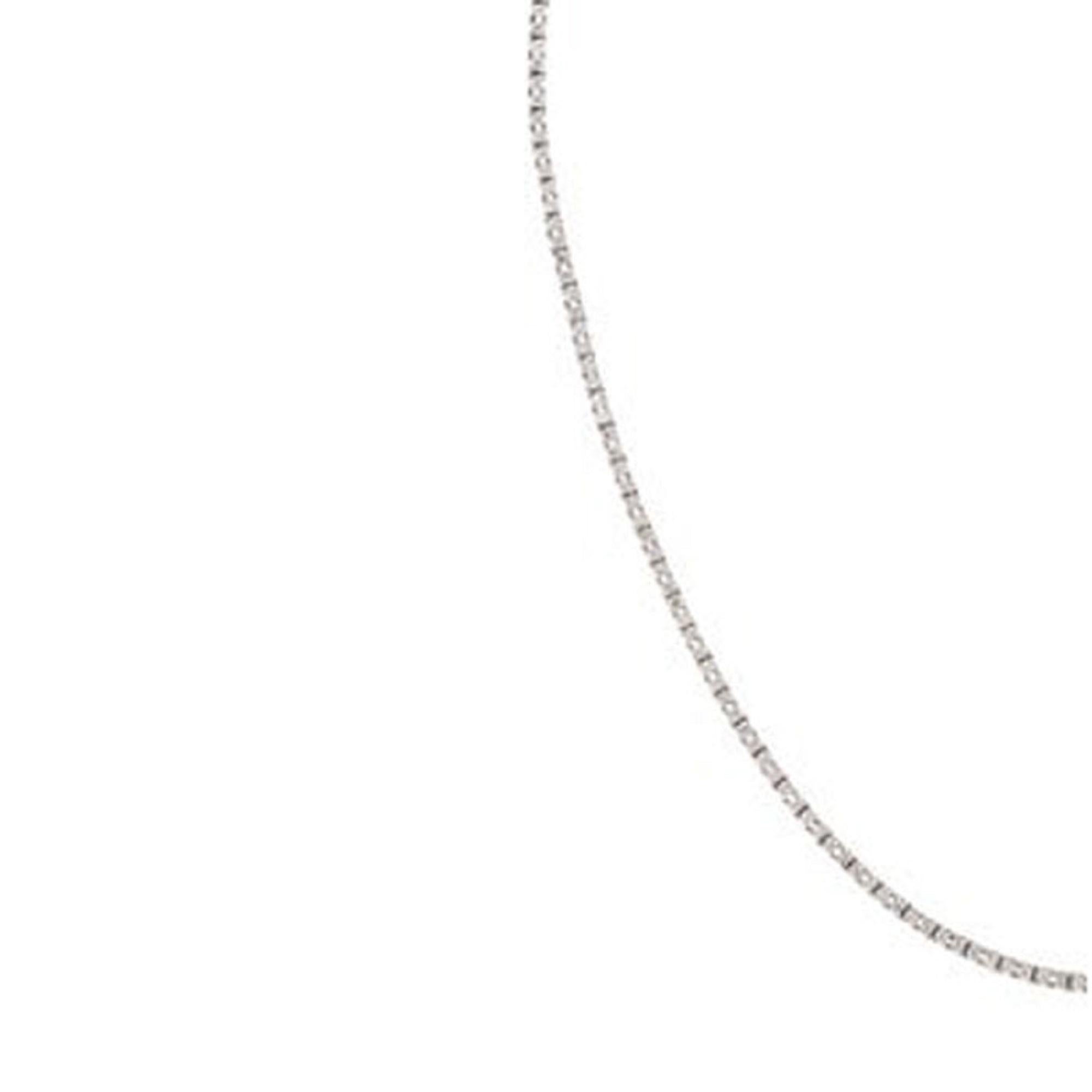 14 Karat Weißgold 3,12 Karat Diamant-Tennis-Halskette im Zustand „Neu“ im Angebot in Great neck, NY