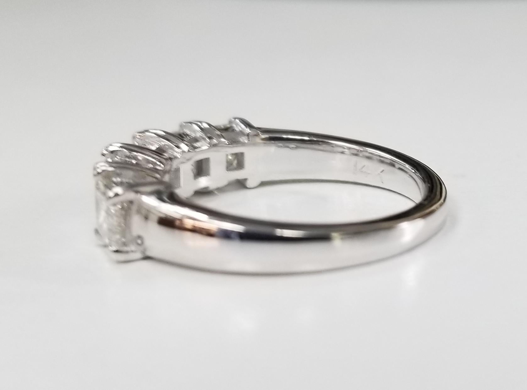 princess cut anniversary ring