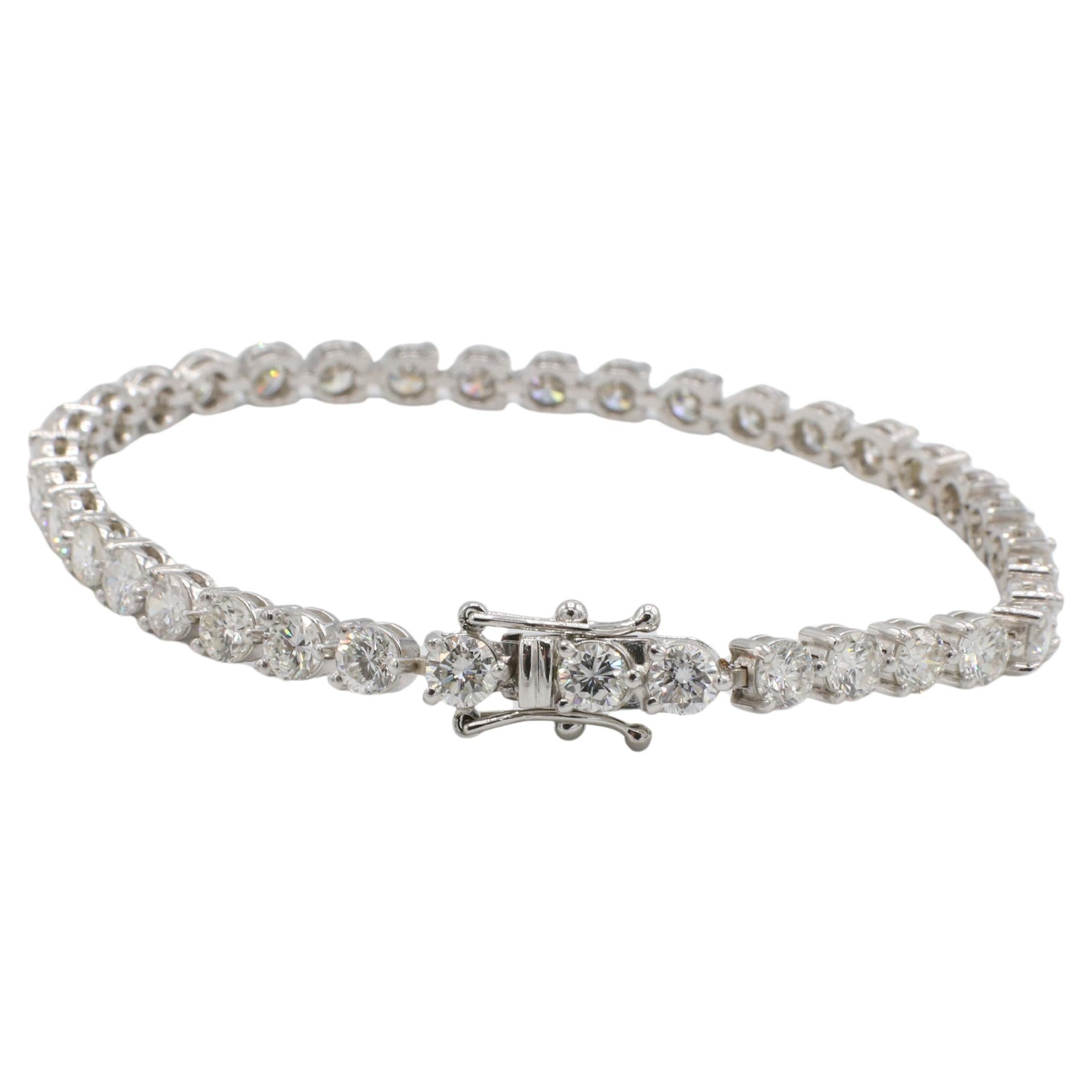 Pulsera Línea Tenis Diamante Natural Oro Blanco 14 Kilates 8,87 Quilates
Metal: oro blanco de 14 quilates
Peso: 11,08 gramos
Longitud: 7 pulgadas
Anchura: 4 mm
Diamantes: 35 diamantes naturales redondos 8,75 CTW G-H- VS-SI1
SSAT F35000567
