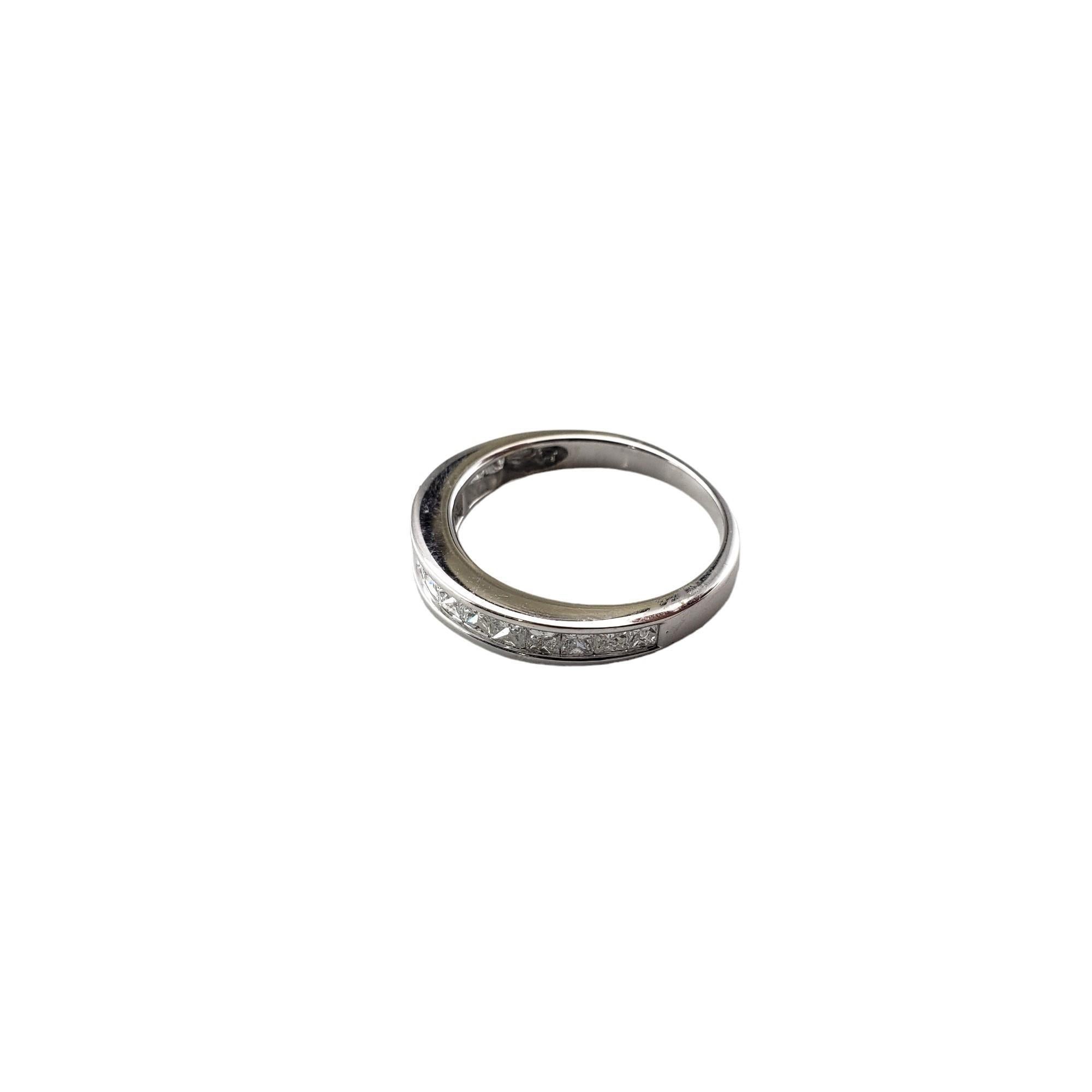 14 Karat Weißgold und Diamant-Ring Größe 7 #19907 im Angebot 1