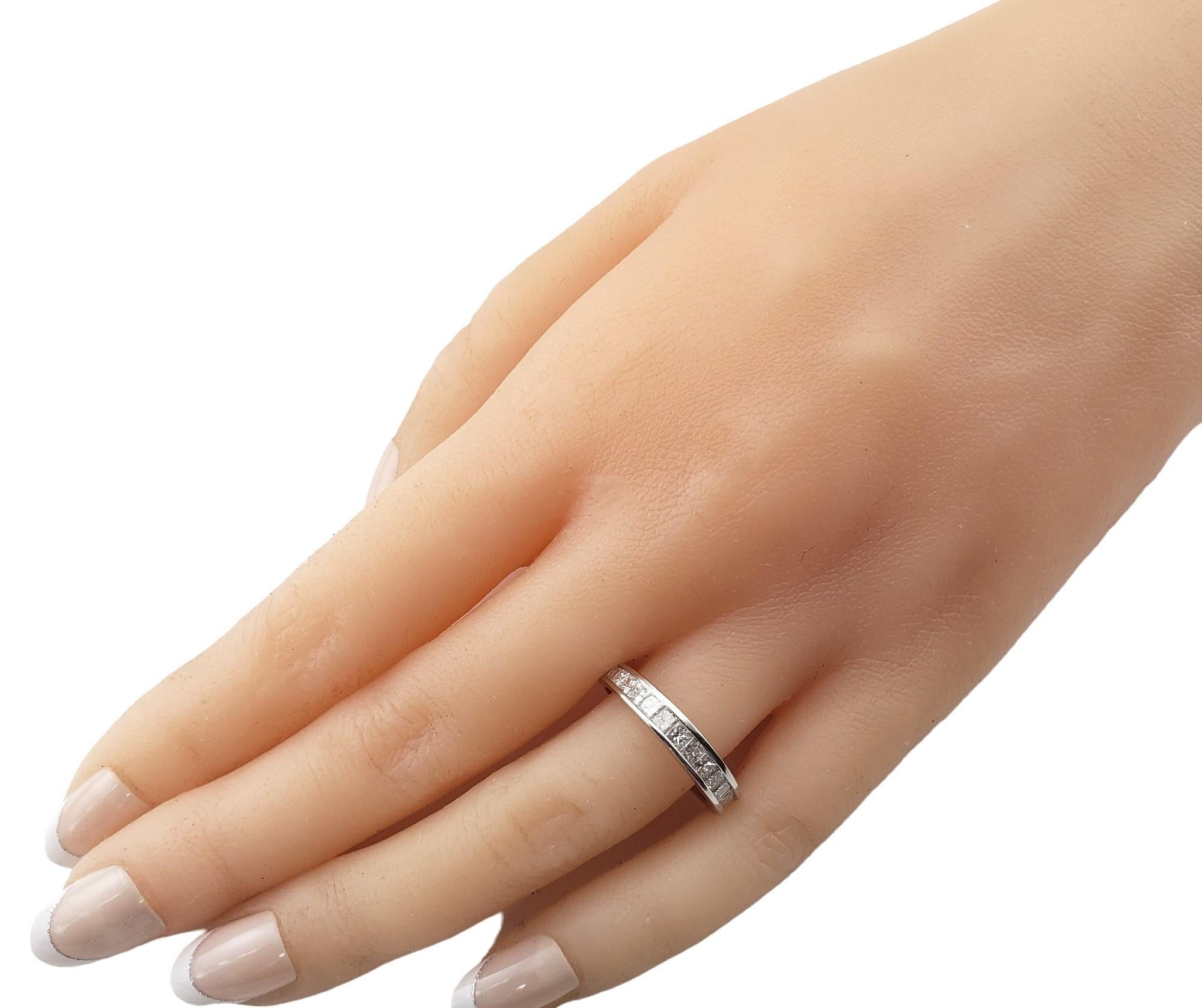 14 Karat Weißgold und Diamant-Ring Größe 7 #19907 im Angebot 3