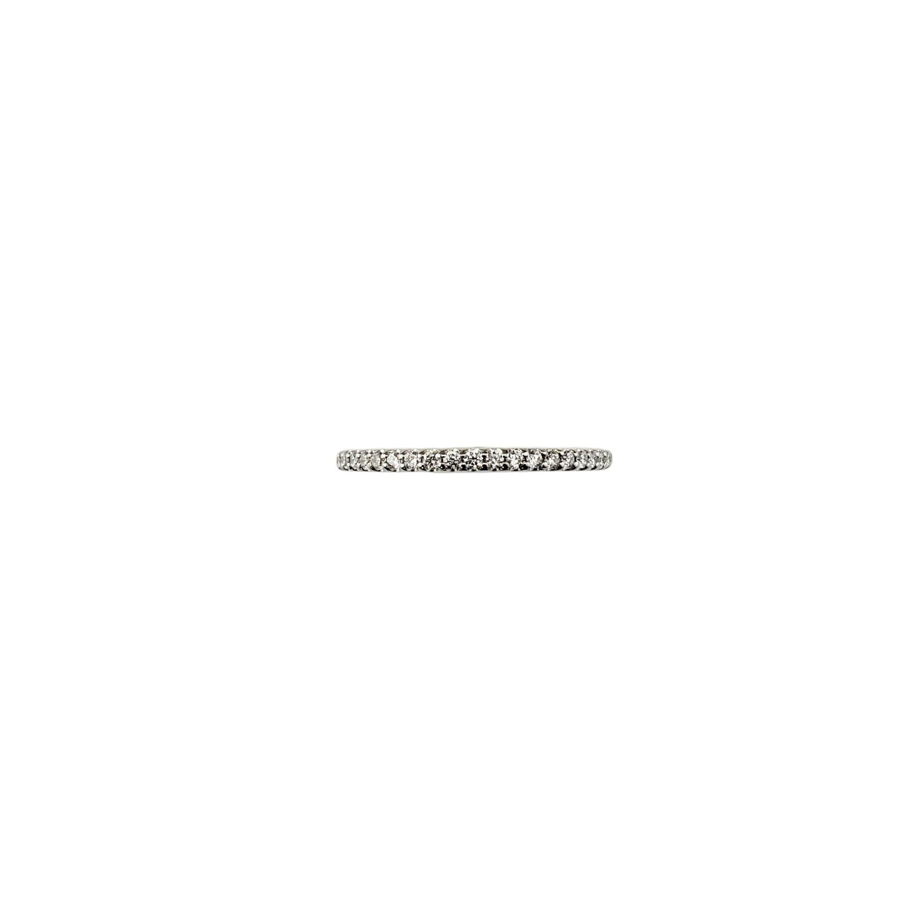 14 Karat White Gold and Diamond Band Ring Size 7

Elegant and timeless, this stunning band features 25 round brilliant in diamonds set in 14K white gold. Perfect as a wedding band, anniversary gift, or as a luxurious stackable piece. 

Width: 1.6