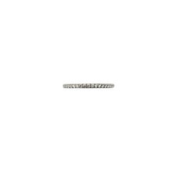14 Karat White Gold and Diamond Band Ring Size 7 #21921