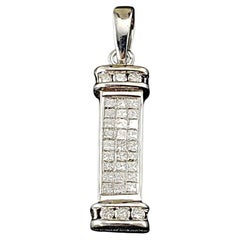 14 Karat White Gold and Diamond Pendant #21549