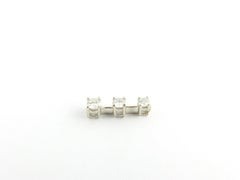14 Karat Weißgold und Diamant-Anhänger