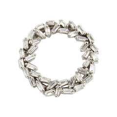 Vintage 14 Karat White Gold and Diamond Pendant