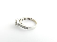 14 Karat White Gold and Diamond Ring