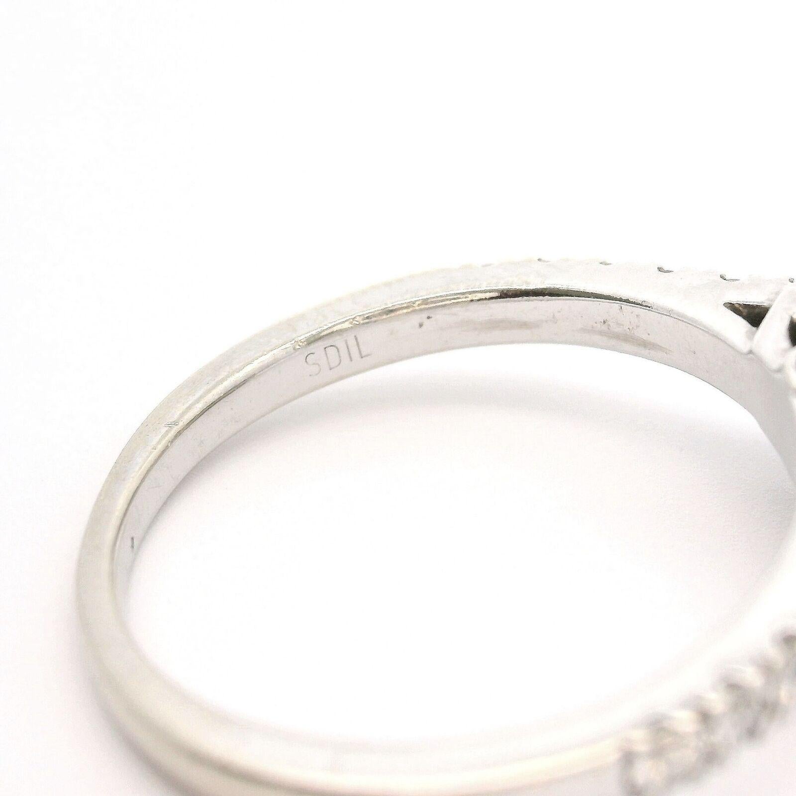 14 Karat White Gold and Diamond Vintage Cluster Halo Ring 1